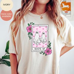 bood up valentines spooky ghost shirt, valentines day shirt, gift for her, valentines tarot card shirt