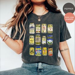 vintage canned pickles shirt, pickle lovers shirt, funny pickle shirt, homemade pickles shirt, pickle jar shirt