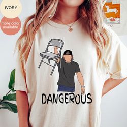 dangerous wallen chair, morgan wallen tshirt, morgan throwing chair in nashville shirt, country music fan shirt