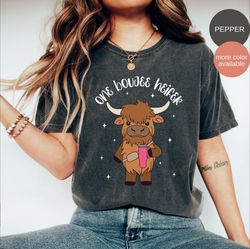 one boujee heifer shirt, valentines day shirt, heifer valentine shirt, highland cow stanley inspired shirt, gift for her