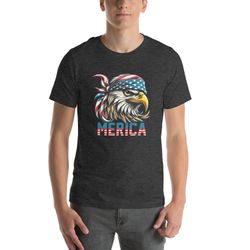 merica eagle usa patriotic shirt, america mullet eagle shirt, american flag 4th of july shirt, independence day