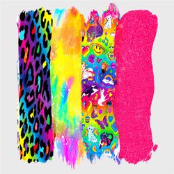 lisa frank brushstrokes sublimation png, trending svg, png only