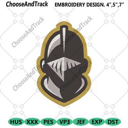 army black knights head embroidery files, ncaa embroidery files, army black knights file