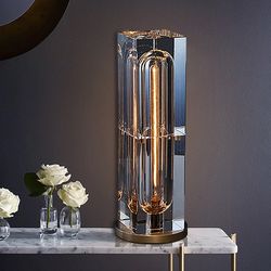 crystal table lamp bedside reading lamp