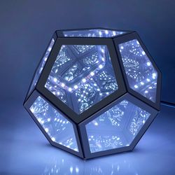 infinity dodecahedron color art light