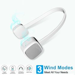 wearable bladeless neck fan portable hands-free neckfan