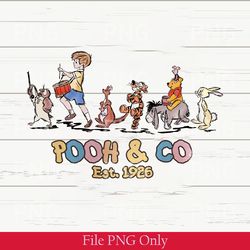 retro pooh & co est 1926 png, disney pooh bear and friends png, winnie the pooh, disney pooh bear png, bear pooh png