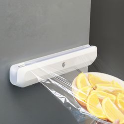 magnetic refillable wrap dispenser for small size food wrap