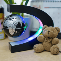 anti-gravity magnetic floating globe world map with led light