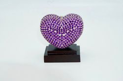 sterling silver heart pill box