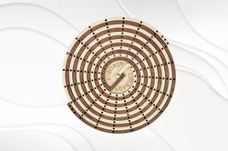 Cribbage round form laser cutting design. Vector template, glowforge svg project. laser cut, drawing laser, ready use cut file.