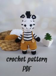 crochet pattern zebra pdf