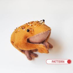 anti stress toy felt pattern , worry frog , stress ball pet , felt animals toys patterns , anti-stress worry pet.