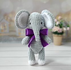 Elephant Toy,plush Elephant,kids Stuffed Toy,handmade Elephant,toy For Kids