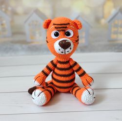 Tiger Toy,plush Tiger,handmade Plushie,birthday Gift,toys For Kids,gift Toy