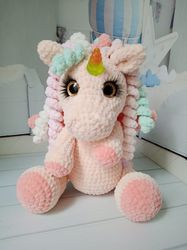 Crochet Unicorn Plush Toy