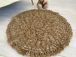 area rug jute round rug eco friendly rug jute doormat  bedroom rug japanese boho bohemian rugs handmade carpet