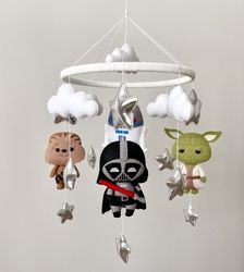 star wars crib mobile mobile for crib nursery decor