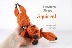 crochet squirrel pattern amigurumi squirrel pattern animal crochet pattern