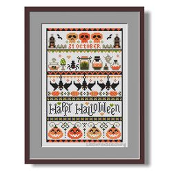 happy halloween sampler terrible pumpkins