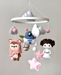 star wars baby mobile star wars nursery decor crib mobile