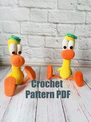 crochet pattern pato duck. pdf file