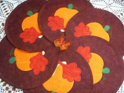 pumpkin applique 2 styles  embroidery design