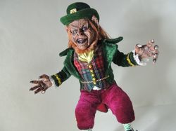 1/6 leprechaun figurine handmade