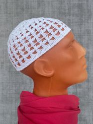 short kufi skullcap summer hat