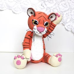 crochet tiger pattern pdf in english amigurumi tiger toy crochet tutorial tiger large