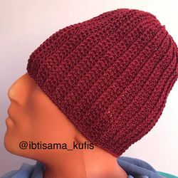 ribbed beanie rasta hat for dreadlocks