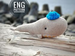 amigurumi whale crochet pattern.