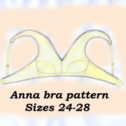 Plus size bra pattern, Jane, Size24-28, Wireless bra pattern - Inspire  Uplift