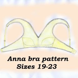 1950s bra pattern, Bullet bra pattern plus size, Sizes 29-33 - Inspire  Uplift