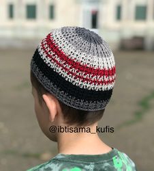 handmade crochet skullcap kufi hat