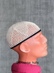 short kufi hat men crochet