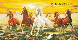 scheme cross stitch pattern | horses - the desire for freedom | #129