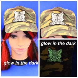 cat cap, glow in the dark, cat decor