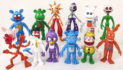 12pcs set five nights at freddy's fnaf nightmare action figure toy cake toppers