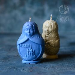 matryoshka, russian doll mold for candles, soap, resin.