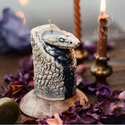 candle mold / resin mold / soap mold : “snake’s totem”