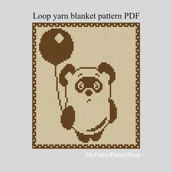 loop yarn bear blanket pattern pdf