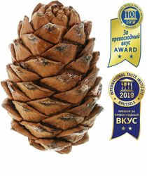 selected cedar cone with nuts 3 pieces, free shipping