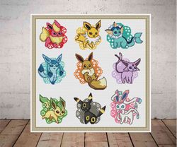 pokemon cross stitch pattern