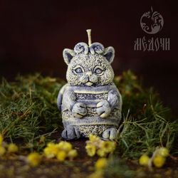 candle mold / resin mold / soap mold : “magic cat”