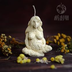 the millennial gaia" silicone mold for candles/resin