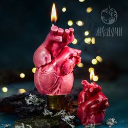 anatomical heart resin mold, candle mold, soap. candles heart.