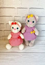 crochet cat pattern, amigurumi pattern, crochet animals, crochet patterns