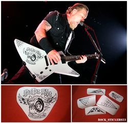 guitar stickers papa het vinyl decal james hetfield esp explorer mx250