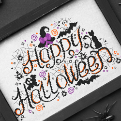 halloween cross stitch, cross stitch quote, halloween sampler cross stitch, fall cross stitch, digital pdf